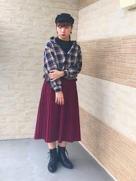 REINAさん（レディース・161cm）の秋コーディネート