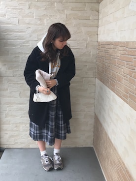 REINAさん（レディース・161cm）の冬コーディネート