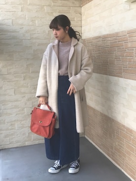 REINAさん（レディース・162cm）の冬コーディネート