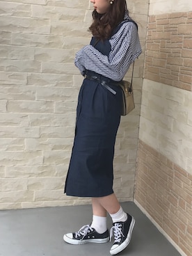 REINAさん（レディース・162cm）の冬コーディネート