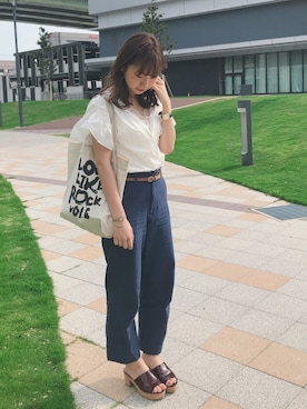 REINAさん（レディース・162cm）の夏コーディネート