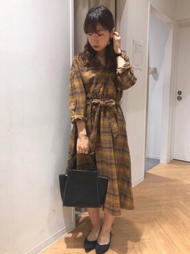 REINAさん(レディース・162cm)の秋コーディネート