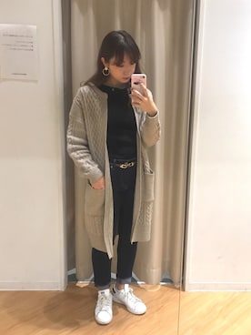 REINAさん（レディース・162cm）の冬コーディネート