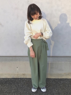 REINAさん（レディース・162cm）の冬コーディネート