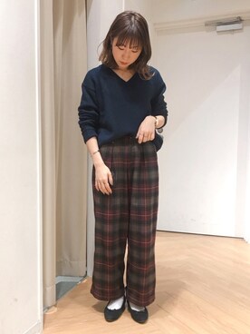 REINAさん（レディース・162cm）の冬コーディネート