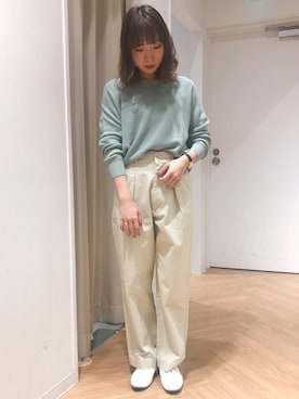 「AMERICAN HOLIC（アメリカンホリック）のアイテム（ピアス（両耳用））」を使った、REINAさん（レディース・162cm）の冬コーディネート