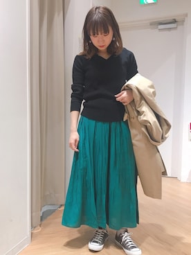 REINAさん（レディース・162cm）の冬コーディネート