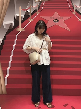 「URBAN RESEARCH（アーバンリサーチ）のアイテム（ベルト）」を使った、REINAさん（レディース・163cm）の夏コーディネート