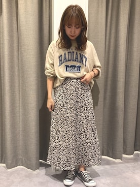 「ダルメシアン柄」｜REINAさん（レディース・162cm）の秋コーディネート