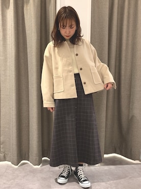 REINAさん（レディース・162cm）の冬コーディネート