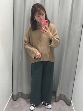 REINAさん（レディース・162cm）の冬コーディネート