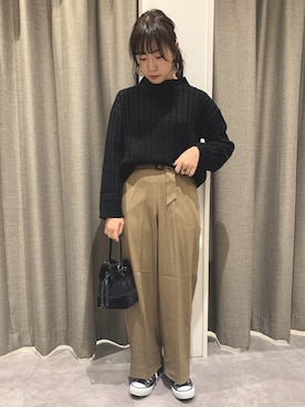 REINAさん（レディース・162cm）の冬コーディネート