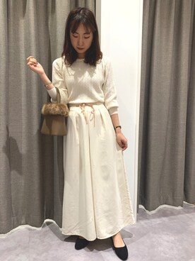 REINAさん（レディース・162cm）の冬コーディネート