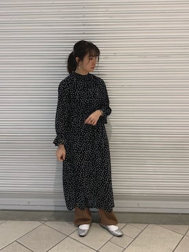 REINAさん（レディース・162cm）の冬コーディネート