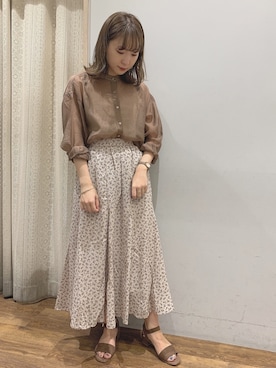 REINAさん（レディース・162cm）の夏コーディネート