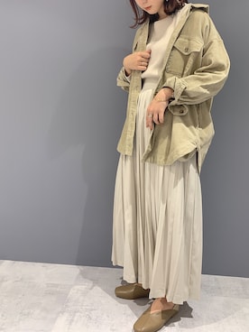 「AMERICAN HOLIC（アメリカンホリック）のアイテム（ブルゾン）」を使った、REINAさん（レディース・162cm）の秋コーディネート