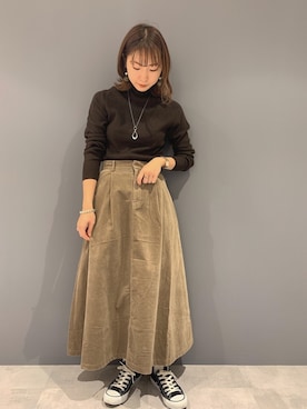 REINAさん（レディース・162cm）の冬コーディネート