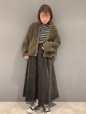 REINAさん（レディース・162cm）の冬コーディネート
