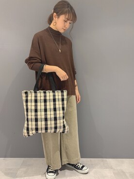 REINAさん（レディース・162cm）の冬コーディネート