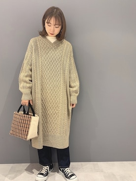 REINAさん（レディース・162cm）の冬コーディネート