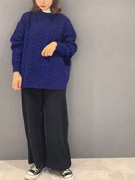 REINAさん（レディース・162cm）の冬コーディネート