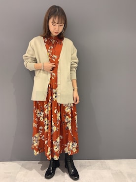 REINAさん（レディース・162cm）の冬コーディネート