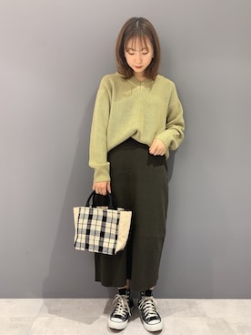 REINAさん（レディース・162cm）の冬コーディネート