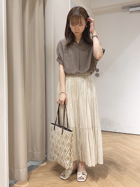 REINAさん（レディース・162cm）の夏コーディネート