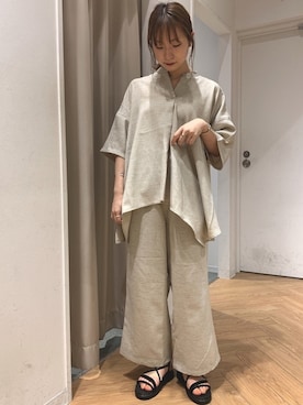 「オリエンタルトラフィック」｜「アイテム（アクセサリー）」を使った、REINAさん（レディース・162cm）の春コーディネート