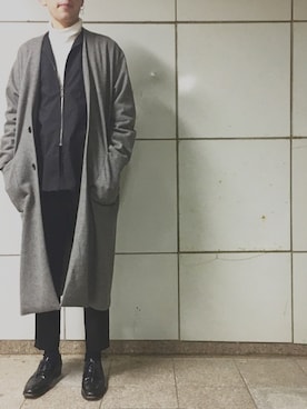「MID by MIDWEST（ミッド バイ ミッドウエスト）のアイテム」を使った、hayateさん（メンズ・178cm）の冬コーディネート