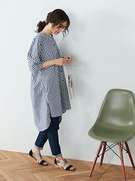 「MONO　COMME CA（モノコムサ）のアイテム」を使った、COMME CA ISM OFFICIALさん（レディース・167cm）の春コーディネート