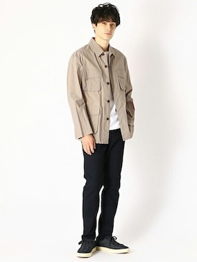 「COMME CA ISM（コムサイズム）のアイテム（ジャケット/アウター）」を使った、COMME CA ISM OFFICIALさん（メンズ・180cm）の春コーディネート
