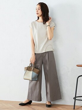 「MONO　COMME CA（モノコムサ）のアイテム」を使った、COMME CA ISM OFFICIALさん（レディース・167cm）の春コーディネート