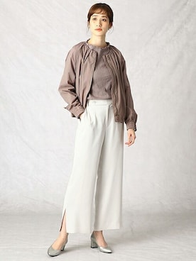 COMME CA ISM OFFICIALさん(レディース・169cm)の春コーディネート