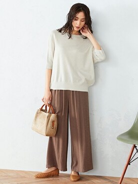 「MONO　COMME CA（モノコムサ）のアイテム」を使った、COMME CA ISM OFFICIALさん（レディース・167cm）の春コーディネート