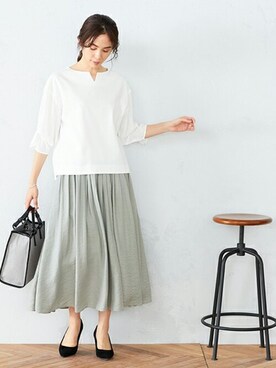 「MONO　COMME CA（モノコムサ）のアイテム」を使った、COMME CA ISM OFFICIALさん（レディース・167cm）の春コーディネート