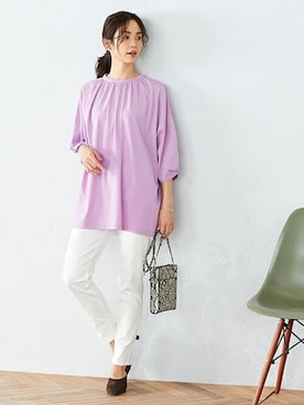 「MONO　COMME CA（モノコムサ）のアイテム」を使った、COMME CA ISM OFFICIALさん（レディース・167cm）の春コーディネート