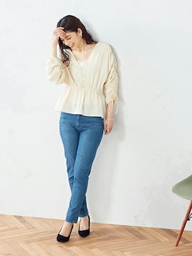 COMME CA ISM OFFICIALさん（レディース・168cm）の春コーディネート