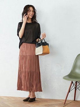 「MONO　COMME CA（モノコムサ）のアイテム」を使った、COMME CA ISM OFFICIALさん（レディース・167cm）の春コーディネート