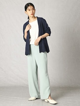 COMME CA ISM OFFICIALさん（レディース・162cm）の春コーディネート