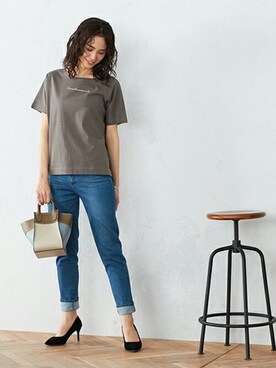 「MONO　COMME CA（モノコムサ）のアイテム」を使った、COMME CA ISM OFFICIALさん（レディース・167cm）の春コーディネート