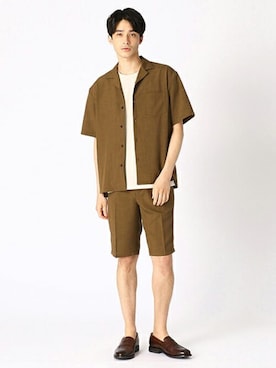 COMME CA ISM OFFICIALさん（メンズ・180cm）の春コーディネート