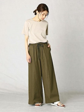 「Comme　Ca　Mature（コムサマチュア）のアイテム」を使った、COMME CA ISM OFFICIALさん（レディース・160cm）の夏コーディネート