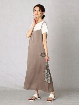 COMME CA ISM OFFICIALさん（レディース・160cm）の夏コーディネート