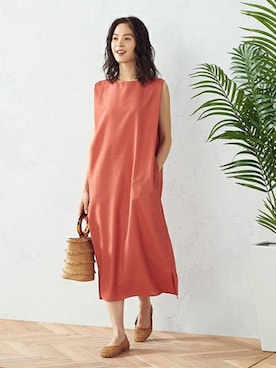 「MONO　COMME CA（モノコムサ）のアイテム」を使った、COMME CA ISM OFFICIALさん（レディース・167cm）の夏コーディネート