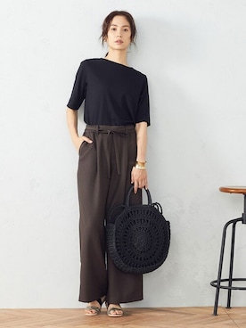 「MONO　COMME CA（モノコムサ）のアイテム」を使った、COMME CA ISM OFFICIALさん（レディース・167cm）の夏コーディネート