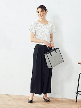 COMME CA ISM OFFICIALさん(レディース・168cm)の夏コーディネート