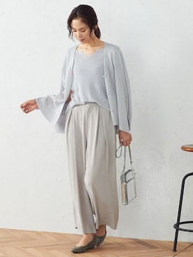 COMME CA ISM OFFICIALさん（レディース・167cm）の夏コーディネート