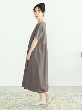 「ONIGIRI（オニギリ）のアイテム」を使った、COMME CA ISM OFFICIALさん（レディース・162cm）の夏コーディネート