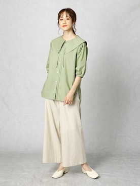 「Comme　Ca　Mature（コムサマチュア）のアイテム」を使った、COMME CA ISM OFFICIALさん（レディース・169cm）の夏コーディネート